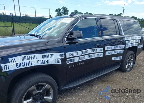 2017 Chevrolet Suburban Lt из США, поврежденный, VIN 1GNSKHKC1HR390467